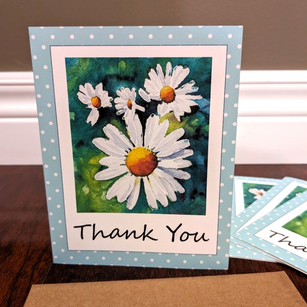 Set of 4 Thank You Cards